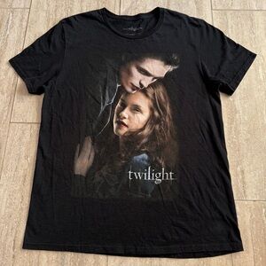 Twilight Saga Black Cotton Graphic-T Edward Cullens Bella swan Twilightcore Sz L